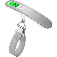 50kg/110lb Hand Held Digital Luggage Scale LCD Electronic Hanging Belt Scale For Travel Suitcase Baggage Electronic Weight Scale