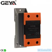 GEYA Solid State Relay with Radiator SSR 10DA 25DA 40DA DC Control AC Single Phase SSR Din Rail Mount Single Phase