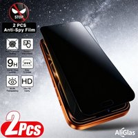 2Pcs Privacy Screen Protectors for Iphone 16 17 Pro Max Plus Tempered Glass For iphone 15 14 13 12 11 Pro Max 16e Air XR Glass