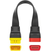 JFIND 16pin Male to Female OBD2 Connector Extension Cable 12V 24V For All Vehicles For Truck Universal OBDII OBD Car Scanner
