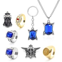 New Anime Figures Black Butler Keychain necklace Cute Backpack Pendant Funny Bag Charms Accessories Decoration Holiday Gifts
