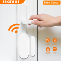 Staniot DS100 Tuya 433mhz Alarm Accessories Smart Remote Control Wireless Door and Window Alarm Sensor Door Open/Closed Detecors