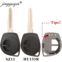 jingyuqin New 2Buttons Car Key Big Housing Shell for Suzuki Alivio Dzire Ertiga Jimny Swift S-Cross SX4 Vitara Auto Key Fob Case
