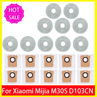 For Xiaomi Mijia M30S D103CN M40 X10+ X20+ X20 Plus X20 Max S20+ Replacement Parts Accessories Consumables Mop Cloth Dust Bag