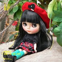 New Arrival Original Blyth Angellica Nurse of Compassion BJD Doll Dark Purple with Brownish Tint Hair Customized Girl Toy