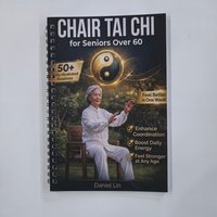 Chair Tai Chi Spiral‑Bound Exercise Book Progressive Martial Arts Manual for Seniors & Beginners Gentle Low‑Impact Fitness Guide