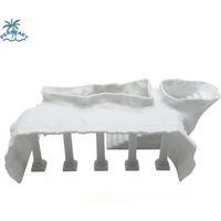 3D Printing Fish Tank Cave Simulated Viewing Ports Aquarium Cave Tunnel Natural Landscapes Plastic Fish Hiding Shelter Amphibian