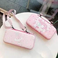 Sanrio Cartoon SWITCH Crossbody Storage Bag Is Suitable for Nintendo Game Consoles NS/OLED/LITE Hard Shell PU Shockproof