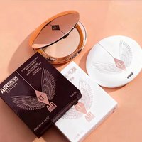 Charlotte Tilbury Air Cushion Powder Blusher Heart Shape Two Color Lightweight Shimmer Oil Control Long Lasting Colorete Polvo