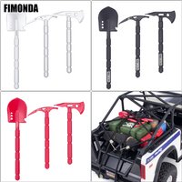 1/10 Scale RC Crawler Metal Shovel Pickaxe Axe Tool Set, Decorative Parts for TRX4 SCX10 D90