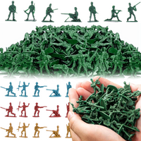 16/36/100pcs Mini Soldiers Model Indoor Decor Collection Sand Table Military Simulation Game Gift for Party Birthday Gift XJM