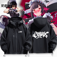 Anime Zenless Zone Zero Ellen Joe Windbreaker Jacket Hoodie Cosplay Autumn Winter Men Women Coat Loose Tops