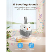 Portable Sleep Sound Toddler White Noise Machine Soothing Music Player Sleep Home for Baby Room Stroller Lullaby boys Girls Gift
