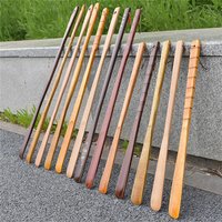 1pcs Professional Wooden Shoe Horn Flexible Long Handle 32/38/55cm Shoehorn Useful Shoe Lifter Professional Shoe Spoon Home Tool