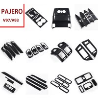 For Mitsubishi Pajero Car Interior Stickers Pajero Carbon Fiber Interior Modification V97 V93 Interior Decoration Stickers