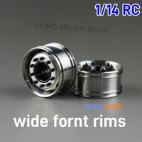 1:14 RC Toy Truck Universal Front Wide And Narrow Rims Hub For Tamiya 1/14 RC Tractor Truck Parts Accessories SCALECLUB G-FKJ-1