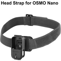 360 ° Rotating Adjustable Headband Rotatable Elastic Retention Strap for DJI Osmo Nano Vertical/Horizontal Head Fixed Strap