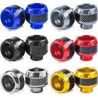 2Pcs Universal Motorcycles Falling Protector Aluminum Alloy Explosion-proof Front Wheel Crash Pad Screw Motorcycle Frame Slider