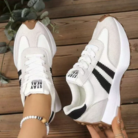 Women's Retro Sneakers Casual Running Shoes Fashion Walking Shoes Lightweight Athletic Tennis Shoes for Ladies