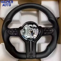 Sportliches Lenkrad mit flachem Boden im M-Stil, passend für BMW F20 F22 F25 F32 F36 F82 F90, Ersatz ohne Schaltwippenloch