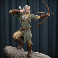 The height of man 50mm 75mm 90mm The resin model kit is self-colored and assembled(3D Printing ) TD-7520 /3D
