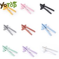 Eco Friendly Wheat Straw Finger Chopsticks Reusable Snack Tool for Keep Hands Clean Multi Color 118mm for Gaming and Office