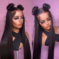 13x6 HD Lace Front Human Hair Wigs Straight 13X4 Lace Front Human Hair Wig 32 Inch Lace Front Wig Human Hair Natural Color