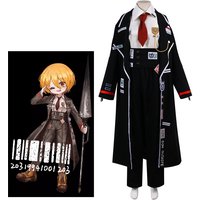 Limbus Company Cosplay Costume Don Quixote Game Character Full Set Top Pants Coat Outfit Wig Man Halloween Christmas Gift