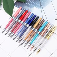 2 Piece Crystal Rose Gold RolleR Ballpoint Pen Metal Stationery
