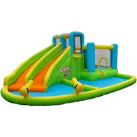 Multi-functional Durable Double Slide Funny Kid Toy Inflatable Bounce House Inflatable Bouncy Jumping Trampoline Combo Castle
