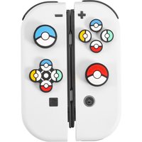 4Pcs/Lot Cute Pokemon Poke Ball Stick Grip Cap Joystick For Nintendo Switch NS Lite Oled Controller