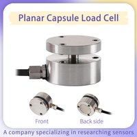 Micro Planar Capsule Load Cell Built-in Weight Transductor/Sensor for Impact Testing Force Measurement Electronic Weighing φ25