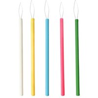 New 10Pcs Leader Beader Threading Needle Sewing Tools Cylindrical Colorful Needle Threader Sewing Threader DIY Accessories