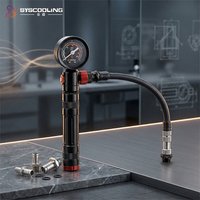 SysCooling PC Water Cooling Leak Tester Air Pressure Detector Custom Loop Sealing Test Tool Liquid Cooler System Meter Gauge