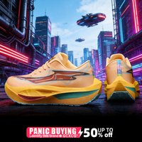Men Sports Carbon Board Speciality Breathable Lightweight Women's Comfortable Athletic Nonskid Sneakers Marathon Running Shoe