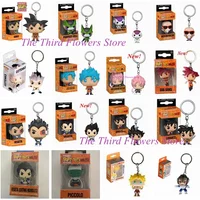 21 styles FUNKO Keychain Toy Dragon-BallZ piccolo Gohan FRIEZA Perfect Cell Master Roshi Keychains Action Collection Figure Toys