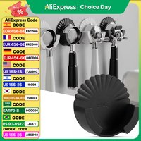 Coffee Portafilter Wall Rack Self-adhesive Espresso Coffee Filter Holder 51MM/53MM/58MM Tamper Wall Mounted Rack Coffee Tools