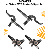 AliExpress LTWOO L-TWOO 4 Piston Mountain Bike Hydraulic Disc Brake, MTB Oil Brake Caliper Front Rear Bicycle Brake Parts