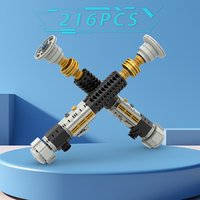 1pcs MOC Star Movie Figures General Robot Grievous Vader Lightsaber Hilt Model Combat Building Blocks Toys Xmas Gift
