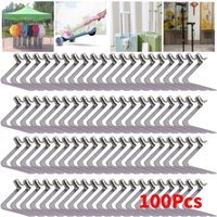 100pcs Kayaking Paddle V-Shaped Spring Clip Locking Tube Pin Push Clip For Tent Pole 5.5mm Kayak-Paddle Spring Clips Boat Access