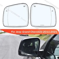 For Jeep Grand Cherokee 2011-2021 Car Rearview Door Side Mirror Lens Glass With Blind Spots Heated 68082635AB 68082638AB