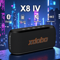 XDOBO X8IV 60W Speaker Wireless Subwoofer 8000mAh Deep Bass Outdoor Loudspeaker For Smart Phone TV Soundbar Portale Home Cinema