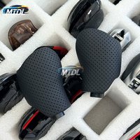 Odpowiednie dla Skoda Octavia Superb Fabia Yeti, skórzana osłona boczna dźwigni zmiany biegów DSG, akcesoria do wnętrza, modyfikacja, ulepszenie, osłona boczna dźwigni zmiany biegów, akcesoria.