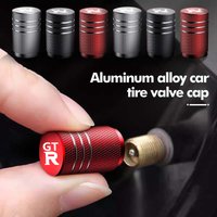 Car Wheel Tire Air Valve Cap Stem Cover Logo Auto Accessories For Nissan GTR C210 R30 GTS-R R33 R34 GT-R R35 Nismo