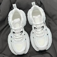 Women's Sneakers New Mesh Breathable Casual Shoes Fashion Height-increasing Sport Shoes Platform Vulcanized Shoe Tenis Masculino