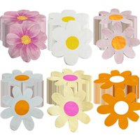20-100pcs Daisy Paper Napkins Hippie Flower Disposable Cocktail Napkins for Birthday Wedding Baby Shower Party Supplies