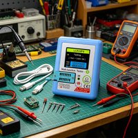 LCR-MF9 Multifu Color Screen Transistor Tester Diode Triode Capacitance Meter LCR ESR Meter NPN PNP MOSFET IR Capacitor Resistor