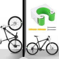 AliExpress NONE Bicycle Holder Wall Mount Hook MTB Mountain Road Bike Portable Parking Buckle Cycling Indoor Wall Rack Vertical Bracket BC0549
