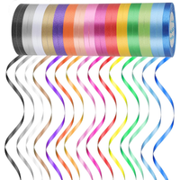2pcs 10m Curling Ribbon Gold Silver Blue Pink Balloon Ribbon Balloons Accessories for Crafts Wedding Birthday Party Decoration
