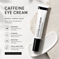 Caffeine Eye Cream - Help Reduce The Appearance Of Tired Eyes, Dark Circles And Eyes Puffy Repair, Brighten For All Skin Types